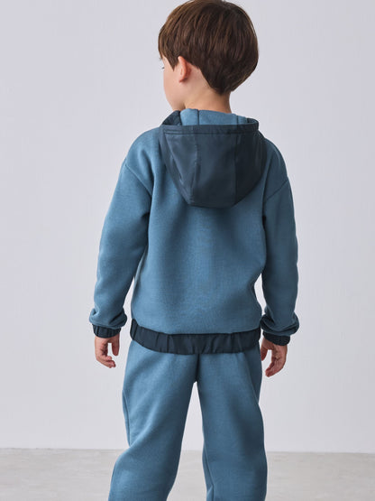 Baker by Ted Baker Blue Zip Through Hoodie and Joggers Set