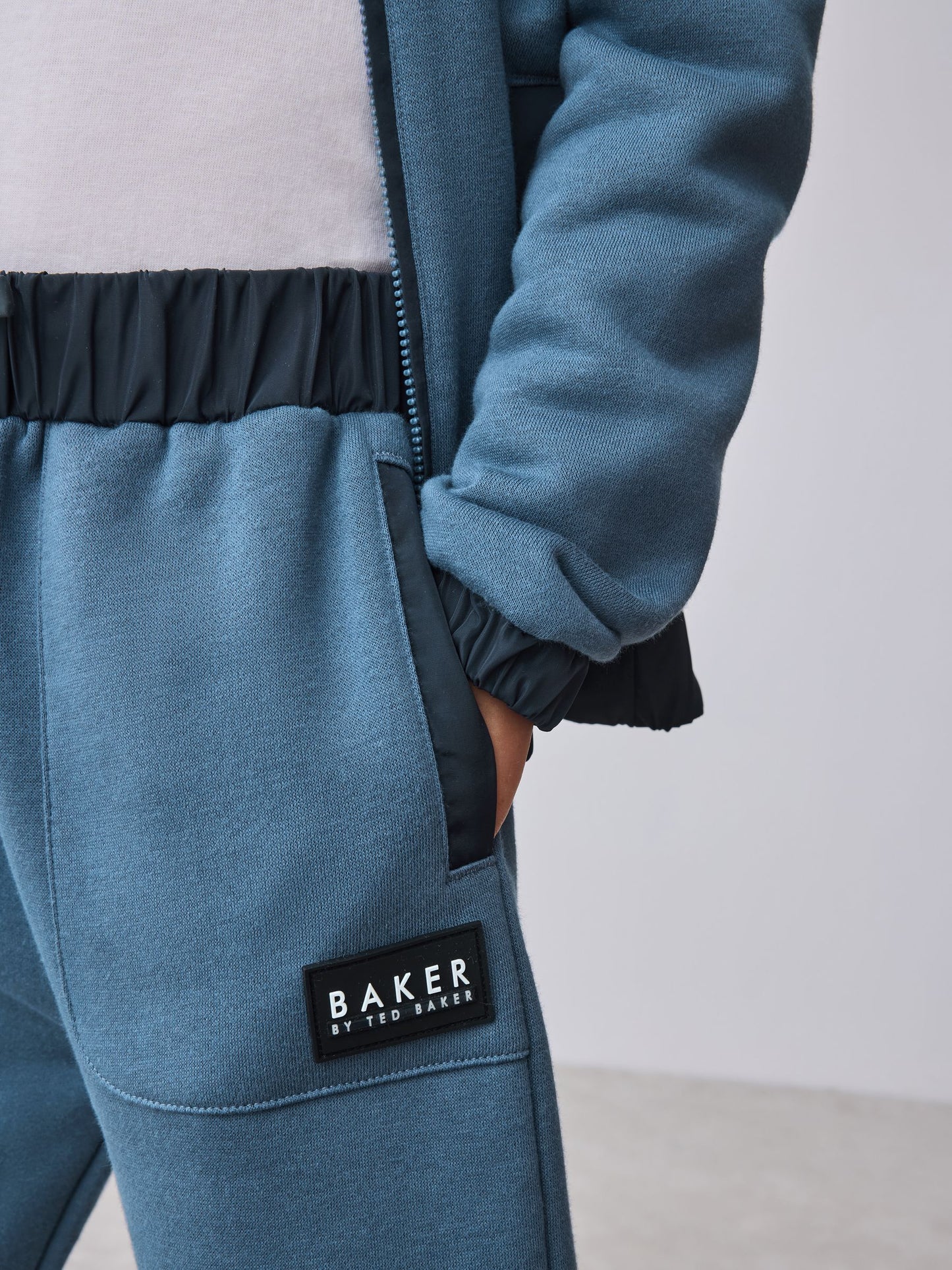Baker by Ted Baker Blue Zip Through Hoodie and Joggers Set