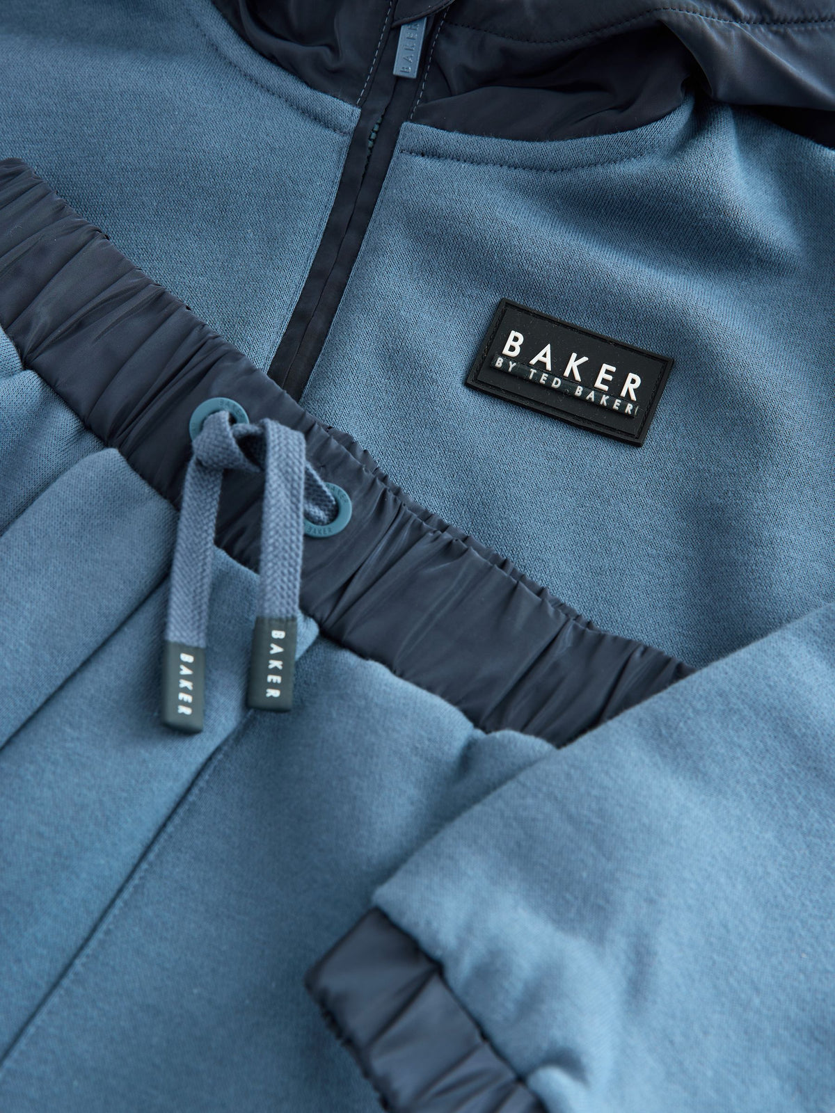 Baker by Ted Baker Blue Zip Through Hoodie and Joggers Set image 9