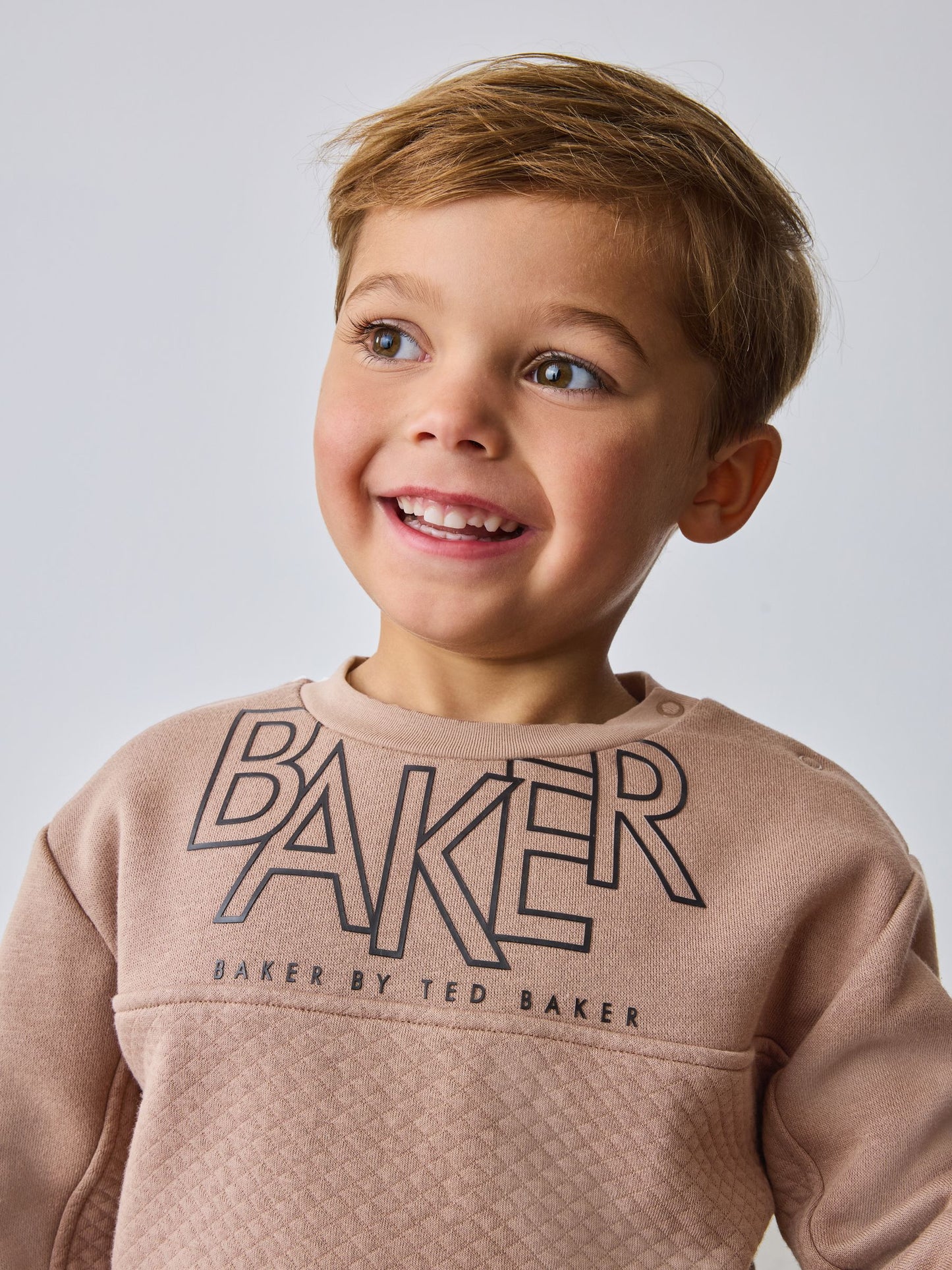 Baker by Ted Baker Stone Quilted Sweatshirt and Joggers Set image 4