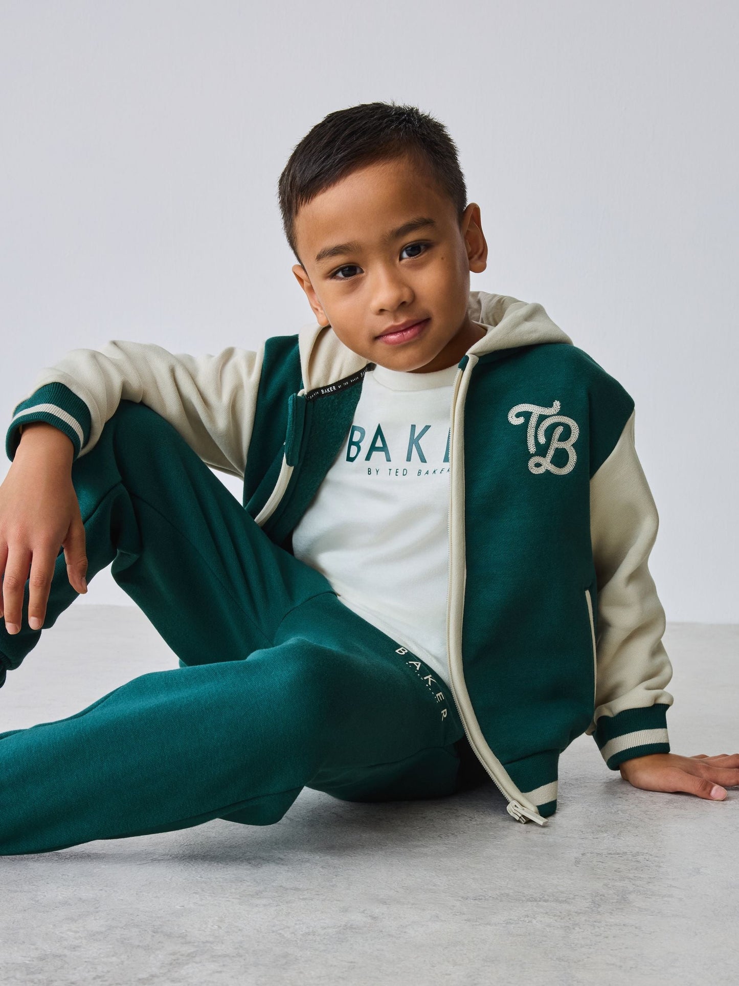 Baker by Ted Baker Varsity Hoodie, T-Shirt and Joggers 3 Piece Set