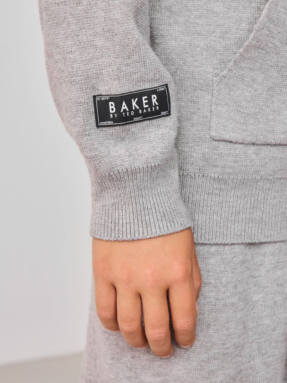 Baker by Ted Baker Knitted Funnel Zip Neck Top and Jogger Set image 7