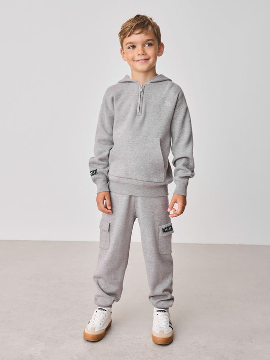 Baker by Ted Baker Knitted Funnel Zip Neck Top and Jogger Set image 1