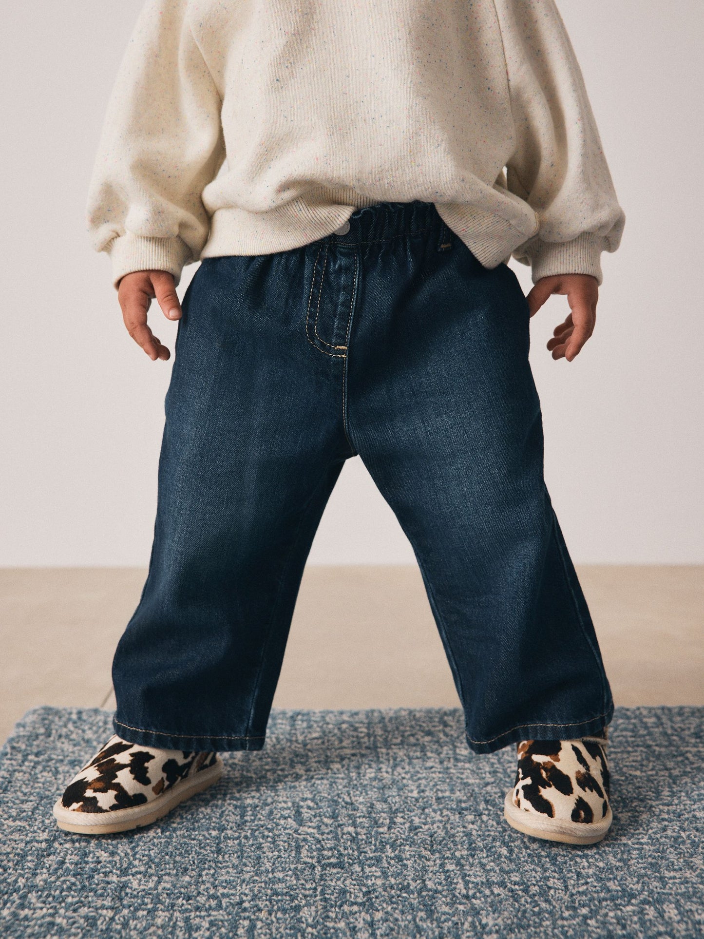 Dsiney Kidz - Denim Dark Wash Wide Leg Jeans (3mths-7yrs) image 1