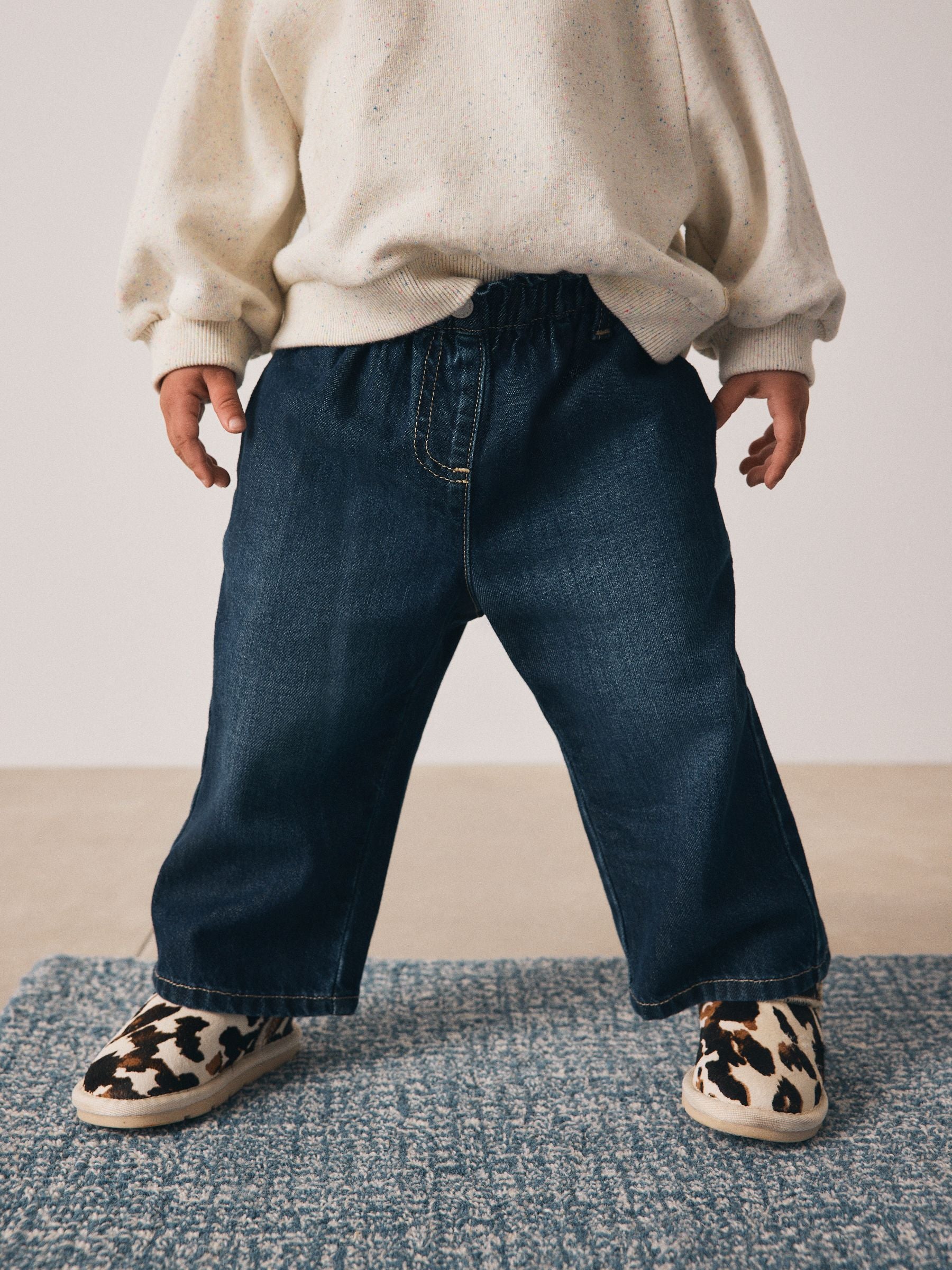 Dsiney Kidz - Denim Dark Wash Wide Leg Jeans (3mths-7yrs) image 1