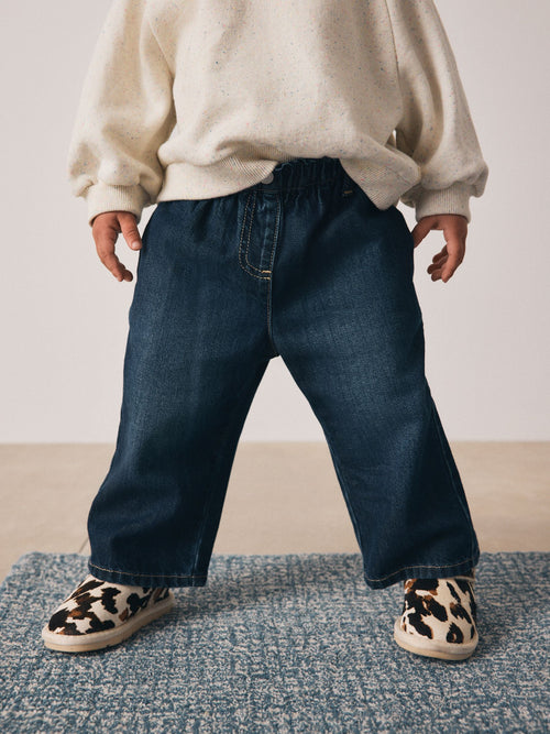 Dsiney Kidz - Denim Dark Wash Wide Leg Jeans (3mths-7yrs) image 1