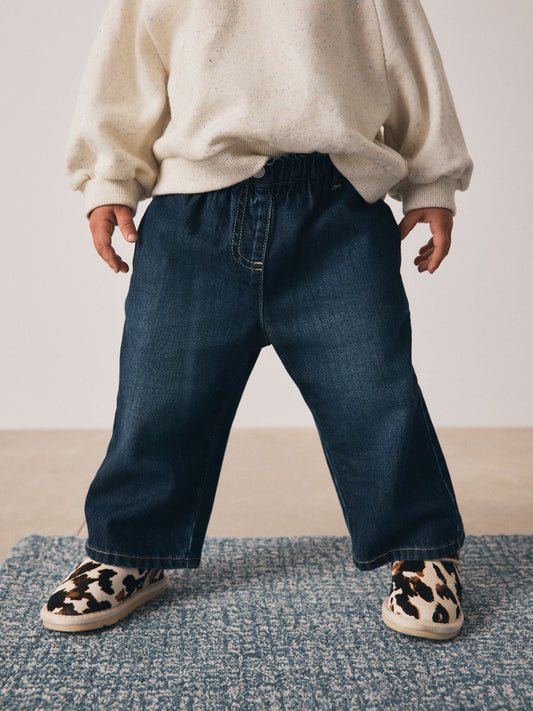 Dsiney Kidz - Denim Dark Wash Wide Leg Jeans (3mths-7yrs) image 1