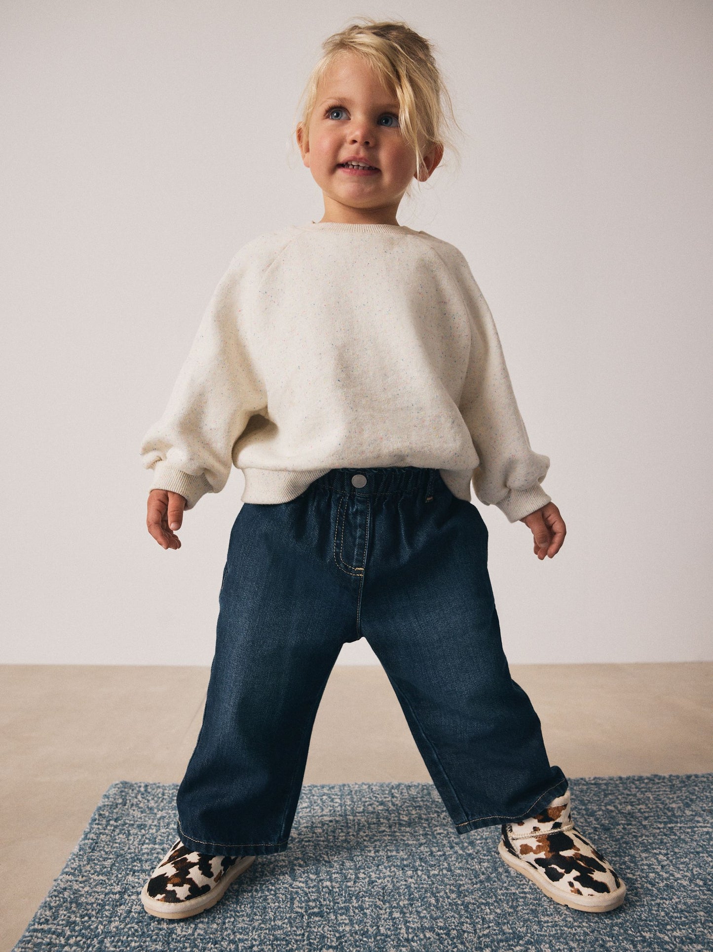 Dsiney Kidz - Denim Dark Wash Wide Leg Jeans (3mths-7yrs) image 2