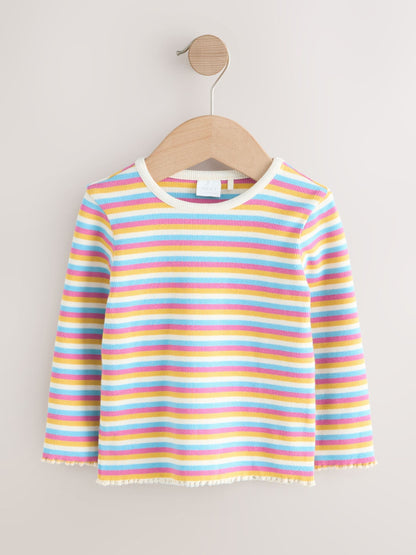 Mid Blue Bee Embellished Dungarees (3mths-7yrs)