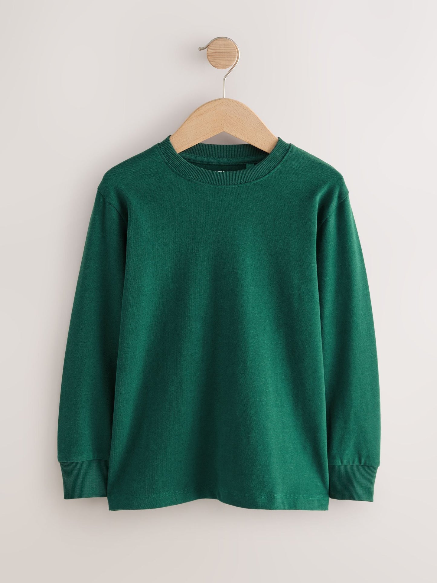 Dsiney Kidz - Blue/Green/Grey/Stone Plain Long Sleeve Cosy T-Shirts 4 Pack (3-16yrs) image 5