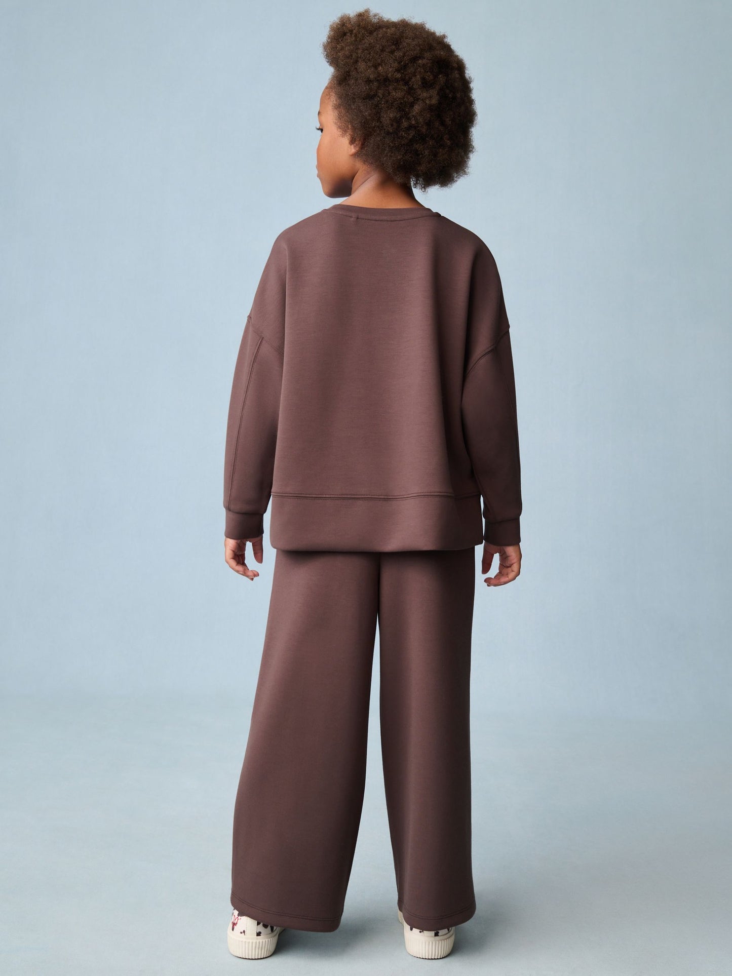 Dsiney Kidz - Chocolate Brown Long Sleeve Wide Leg Set (3-16yrs) image 3