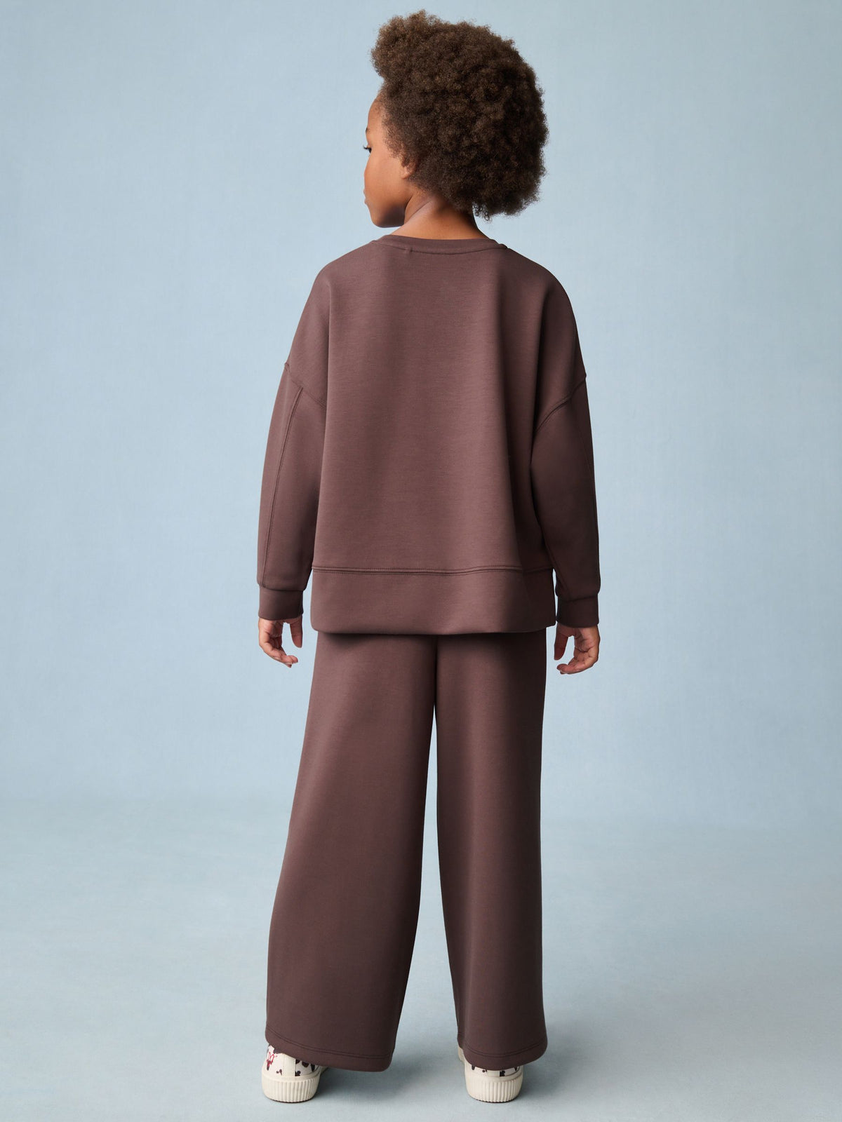 Dsiney Kidz - Chocolate Brown Long Sleeve Wide Leg Set (3-16yrs) image 3