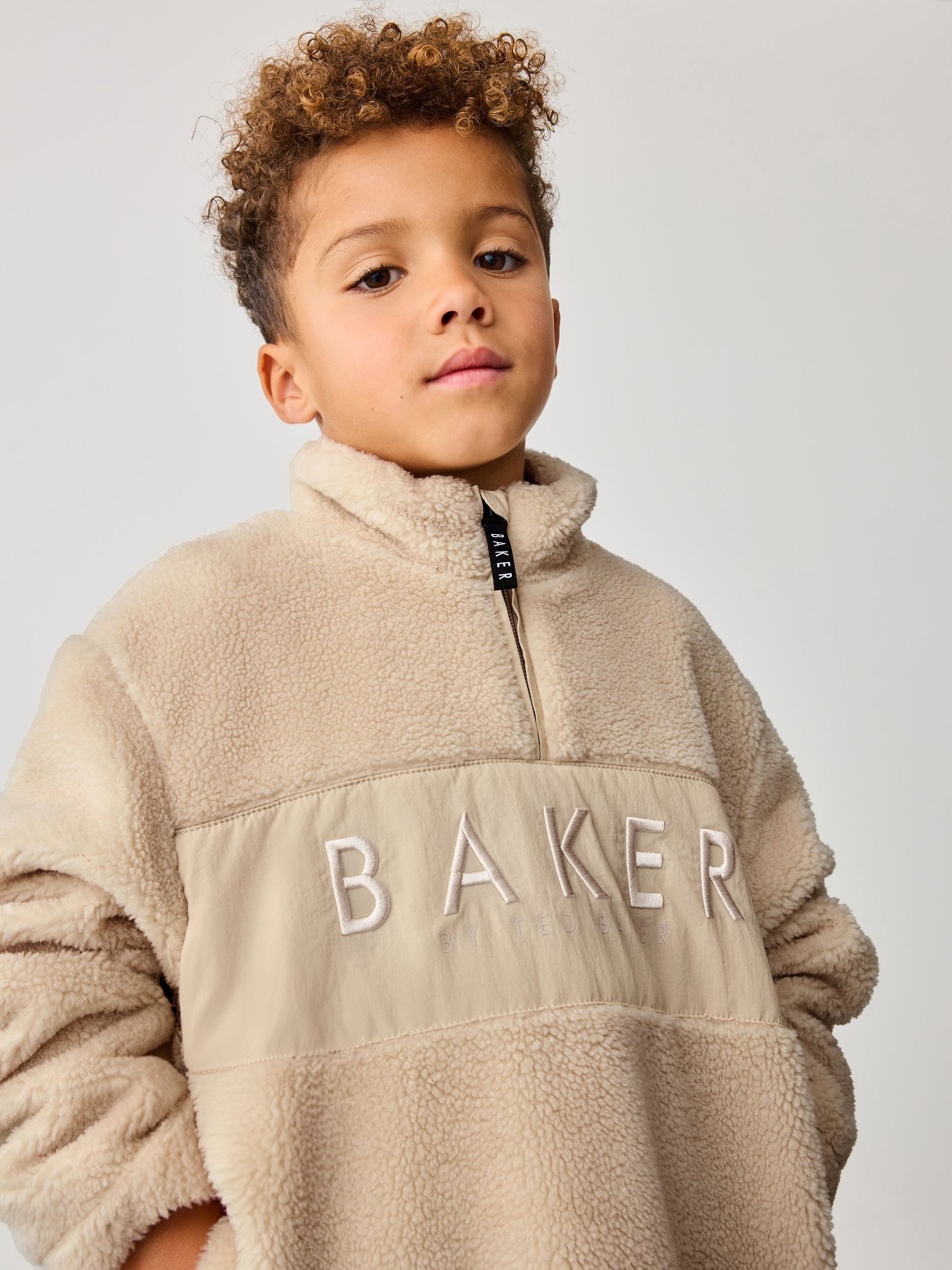 Baker by Ted Baker Borg Zip Through Fleece image 1