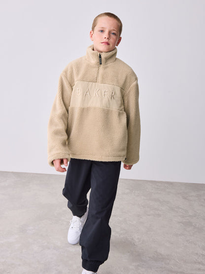 Baker by Ted Baker Borg Zip Through Fleece image 3