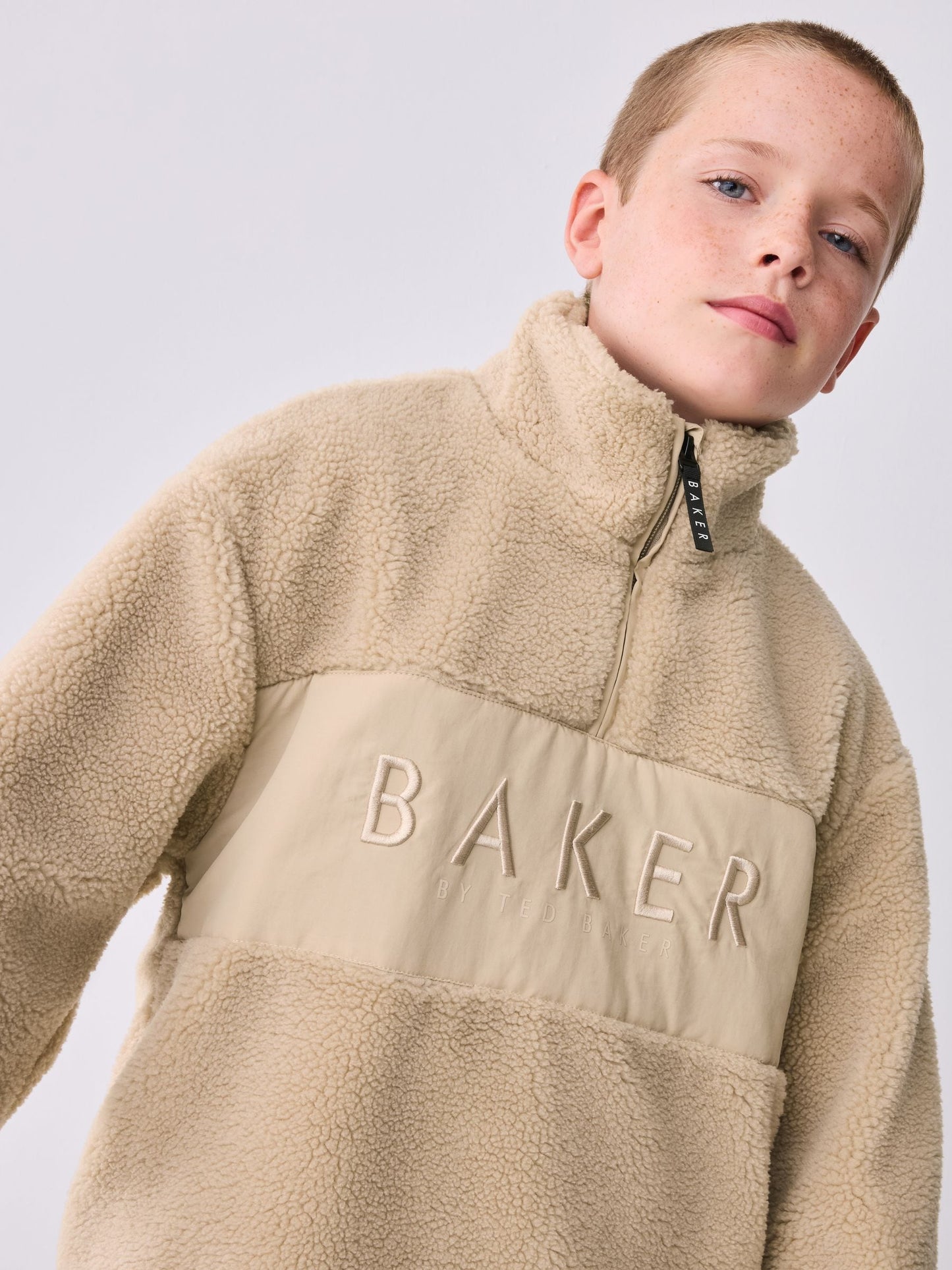 Baker by Ted Baker Borg Zip Through Fleece image 7