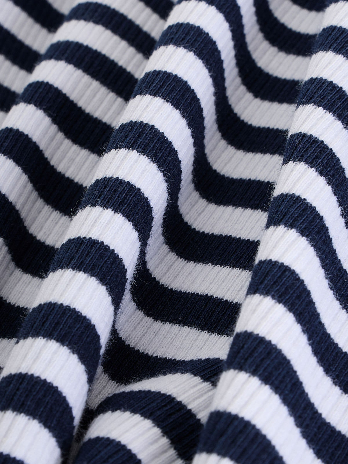 Dsiney Kidz - Navy/White Stripe Long Sleeve Ribbed Tops 3 Pack (3-16yrs) image 9