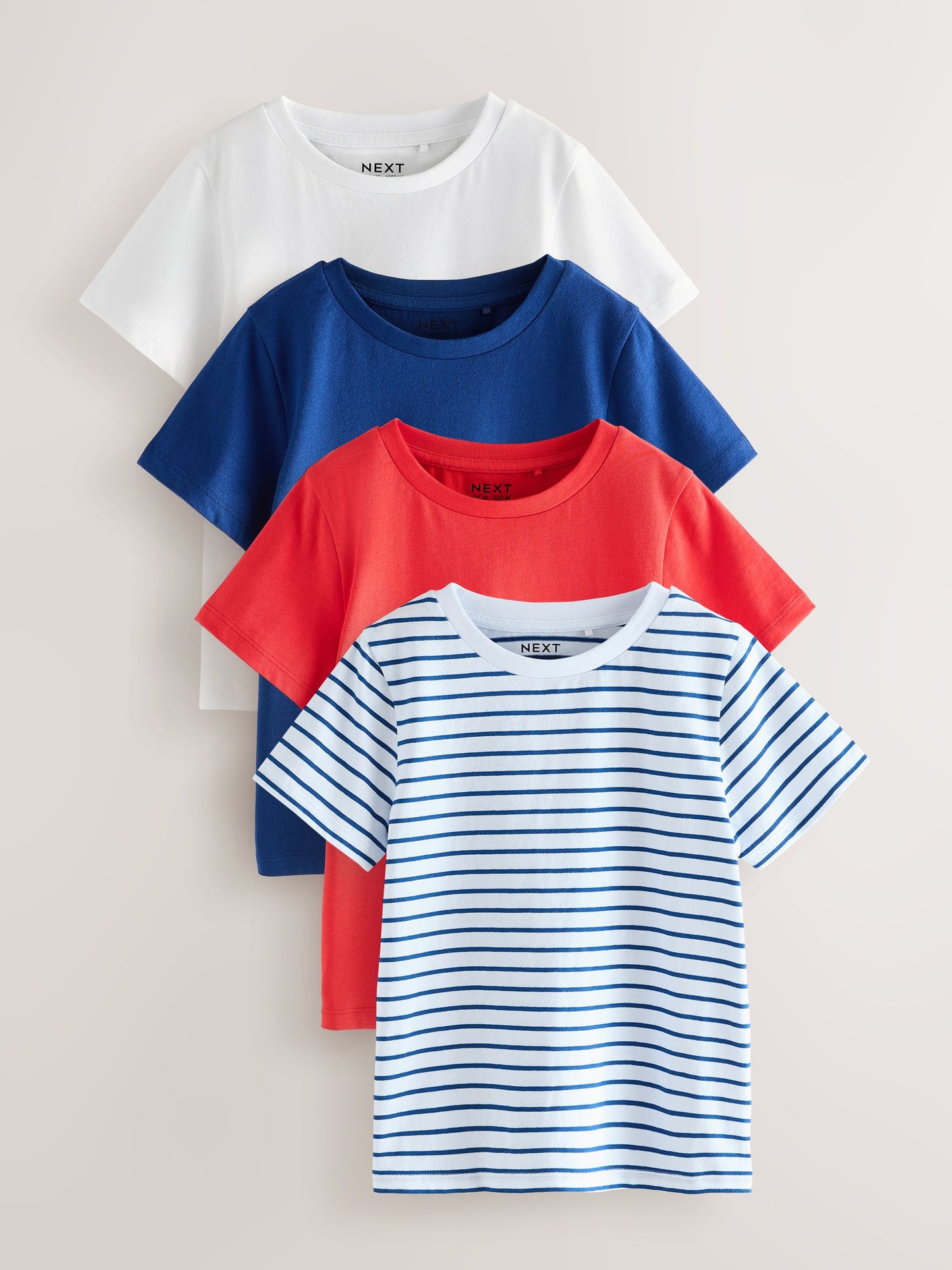 Dsiney Kidz - Red/Blue T-Shirts 4 Pack (3-16yrs) image 1