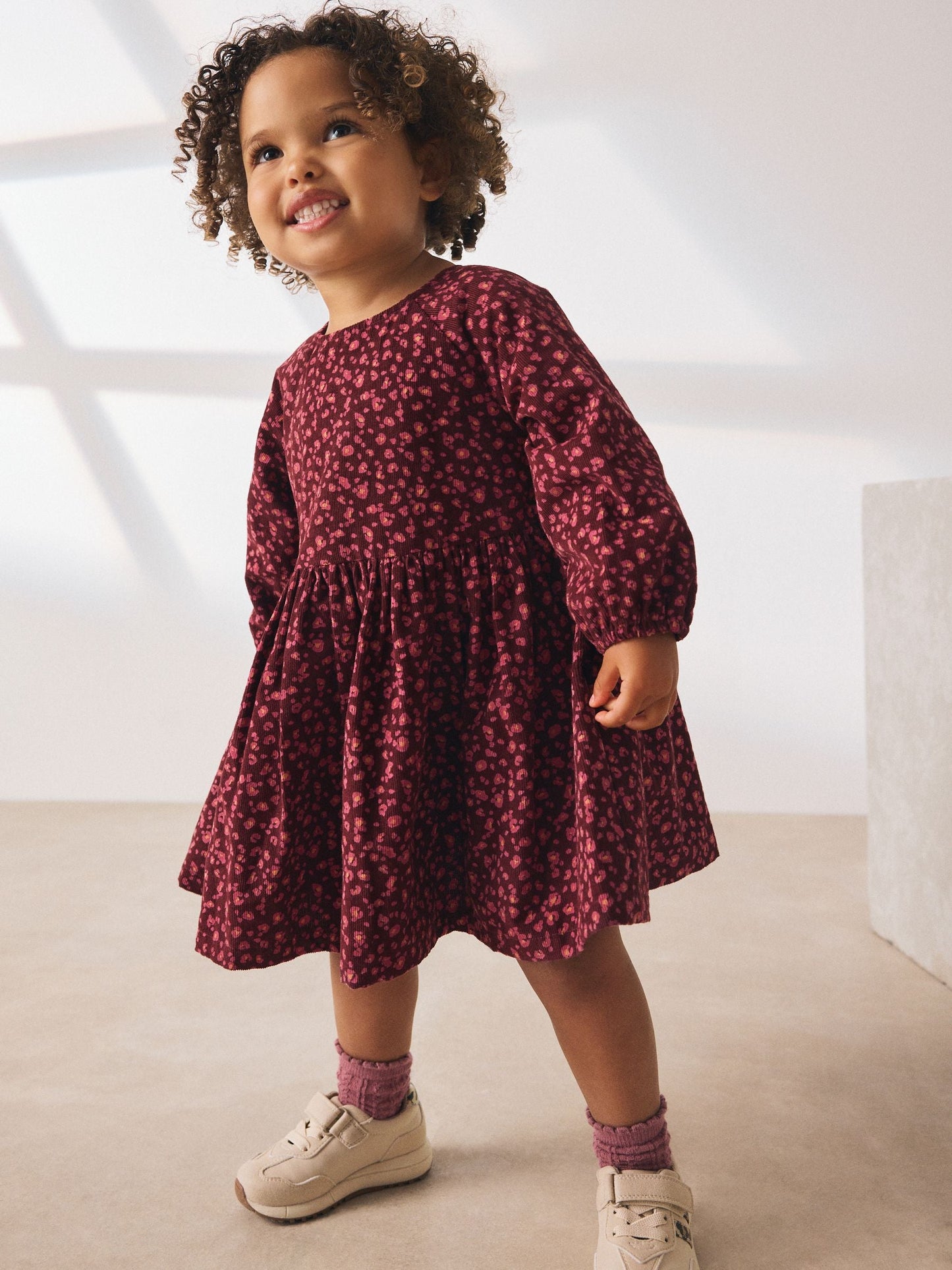 Burgandy Red Cord Dress (3mths-8yrs)
