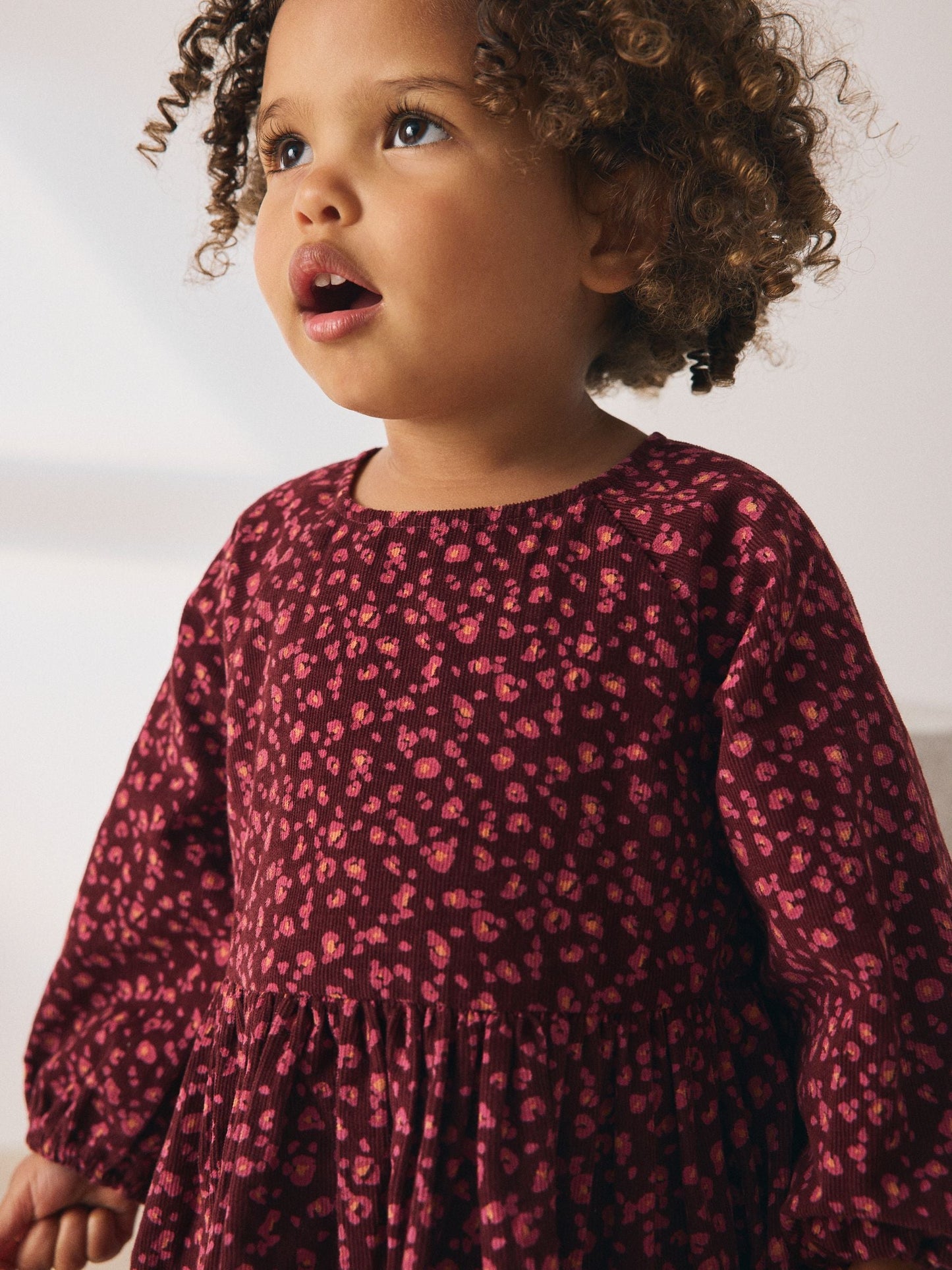 Burgandy Red Cord Dress (3mths-8yrs)