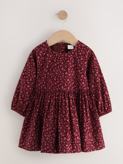 Burgandy Red Cord Dress (3mths-8yrs)