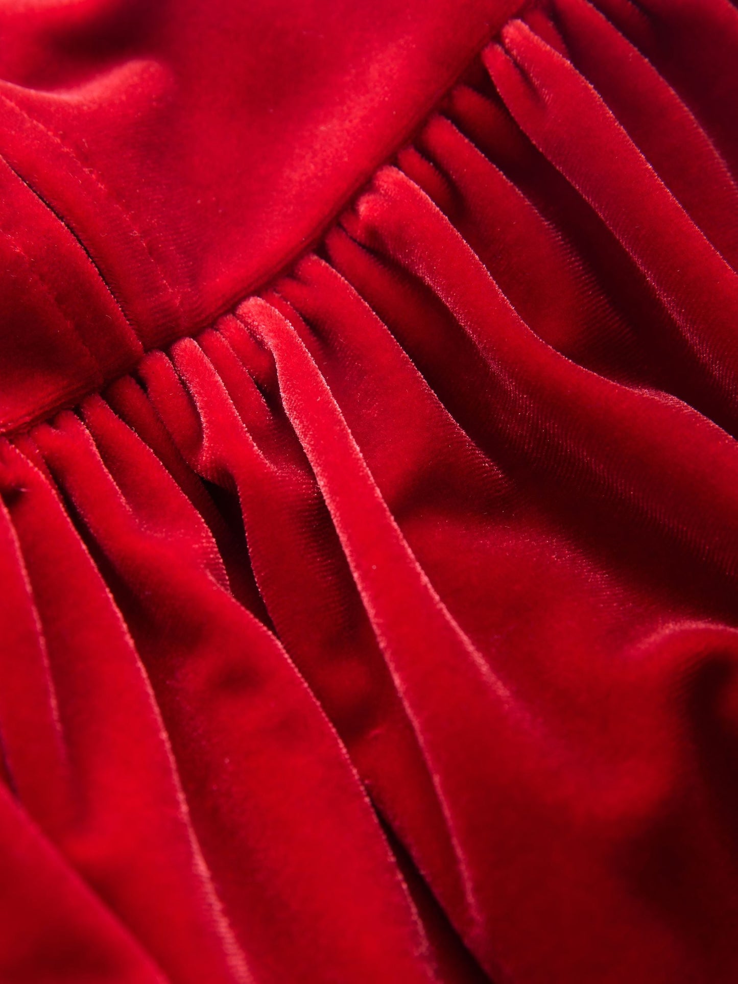 Red Velvet Frill Party Dress (3mths-8yrs)