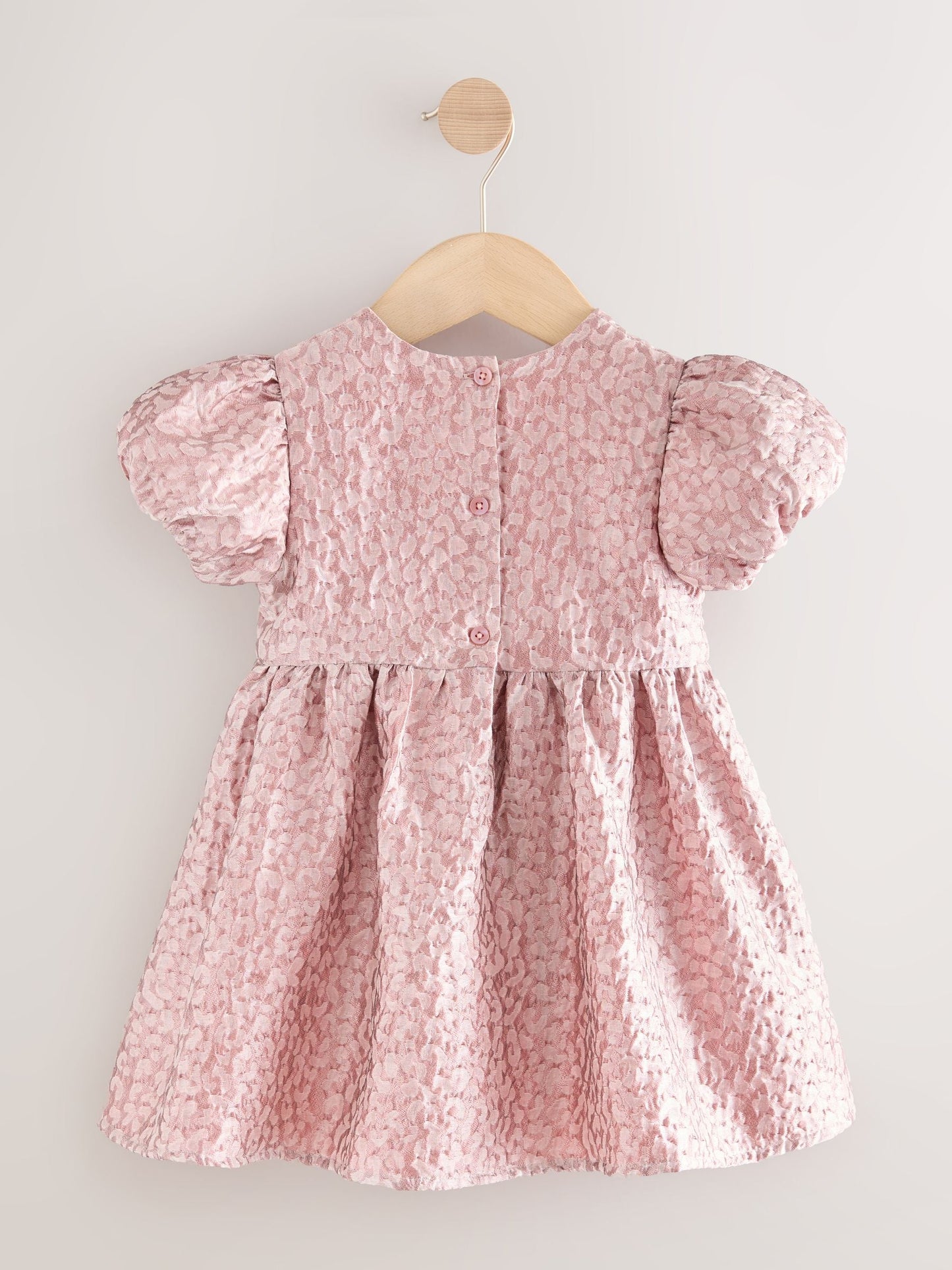 Pink Animal Jacquard Prom Dress (3mths-8yrs)