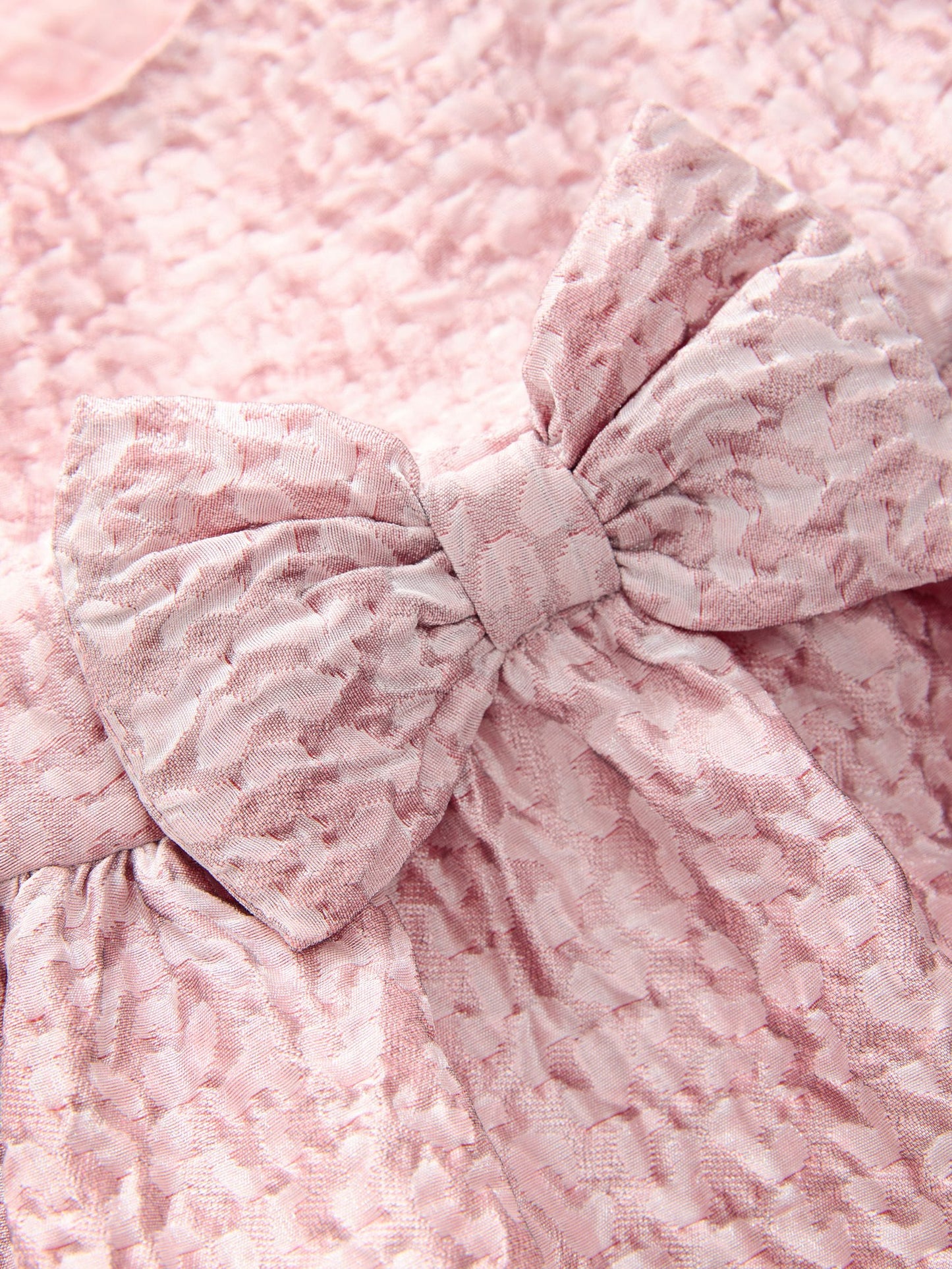 Pink Animal Jacquard Prom Dress (3mths-8yrs)