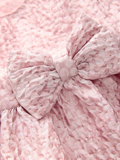 Pink Animal Jacquard Prom Dress (3mths-8yrs)