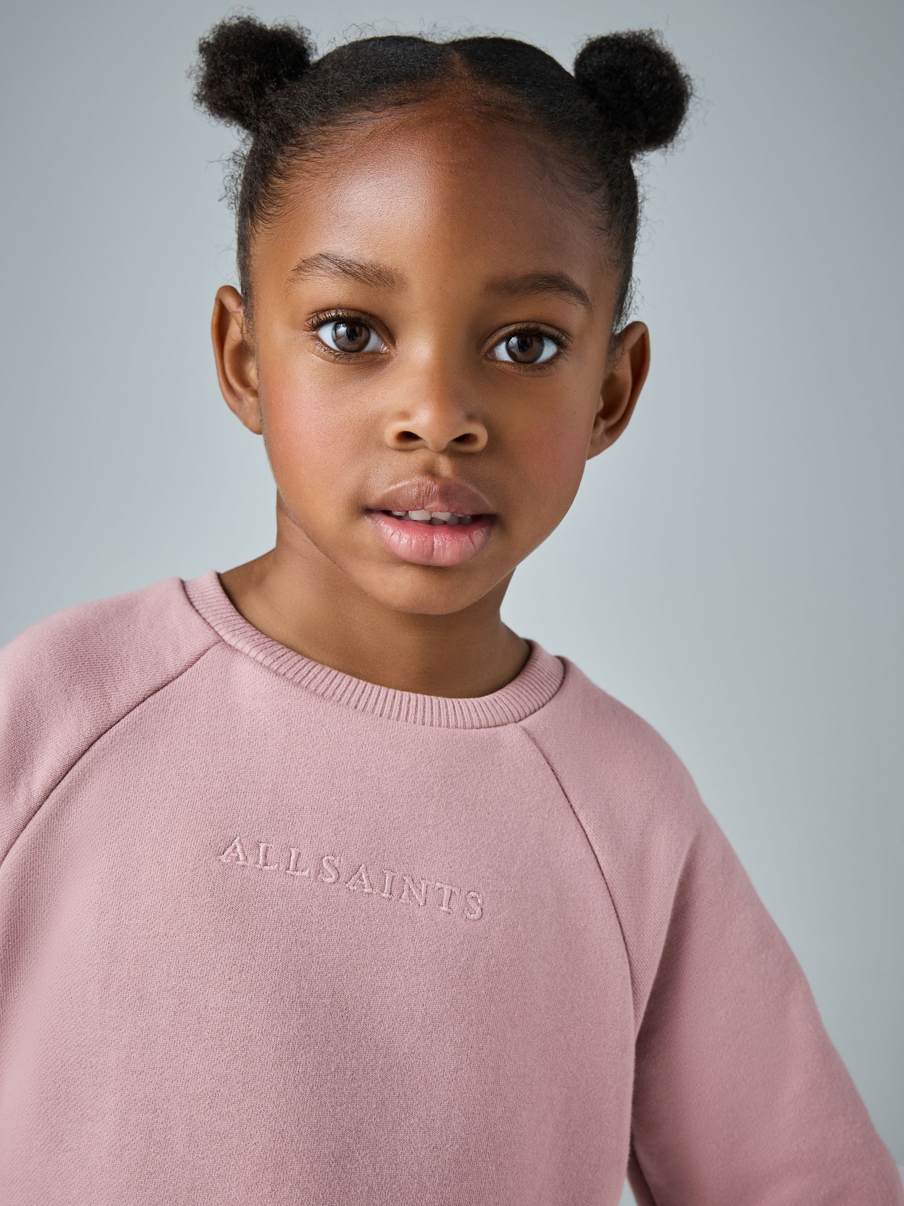 smALLSAINTS Pink Lee Lace Younger Girls Sweat Dress image 3