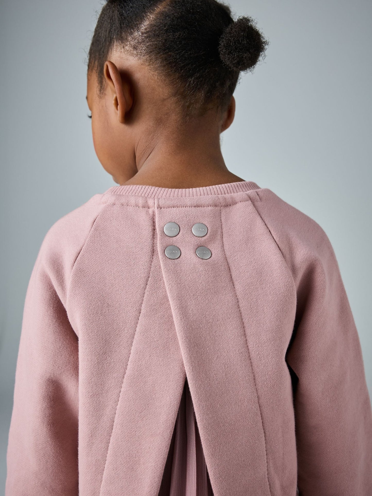 smALLSAINTS Pink Lee Lace Younger Girls Sweat Dress image 4