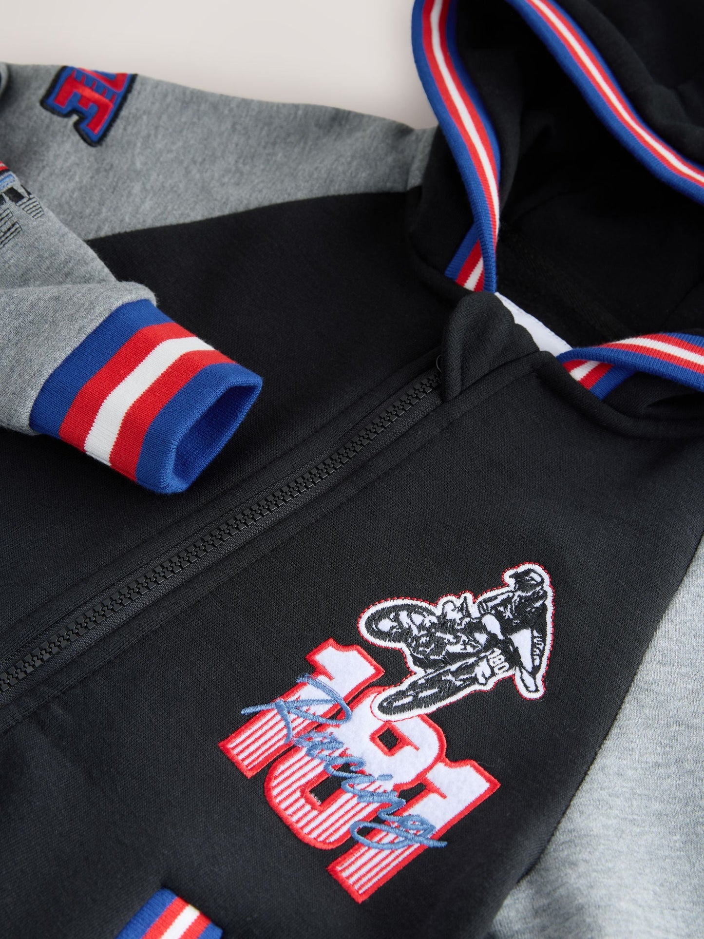 Black Motorcross All-In-One (3-16yrs)