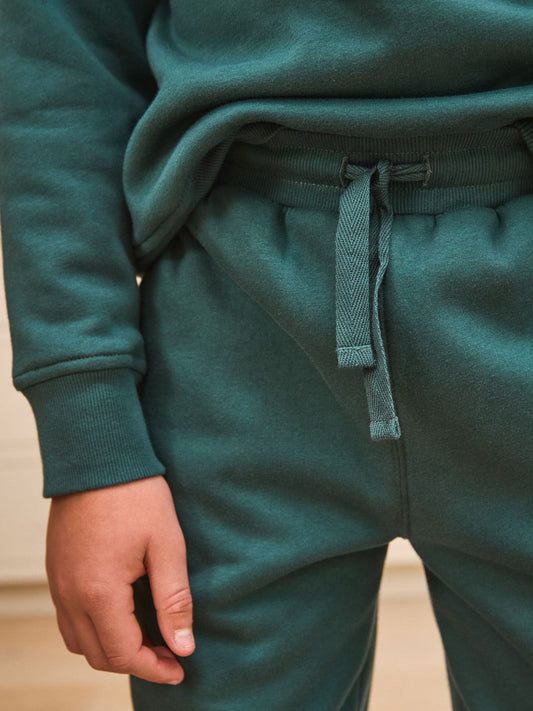 Teal Blue Single Cosy Fleece Pyjamas (3-16yrs) image 3