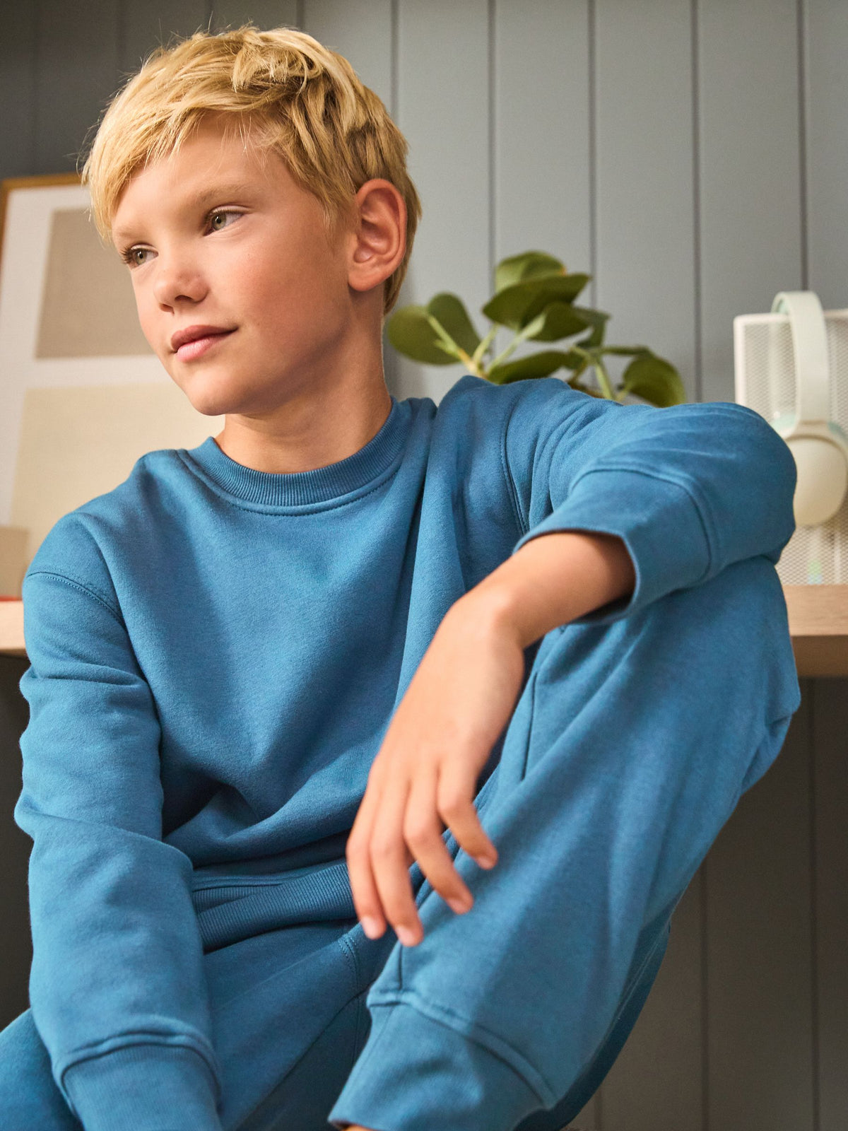 Blue Single Cosy Fleece Pyjamas (3-16yrs) - image 2