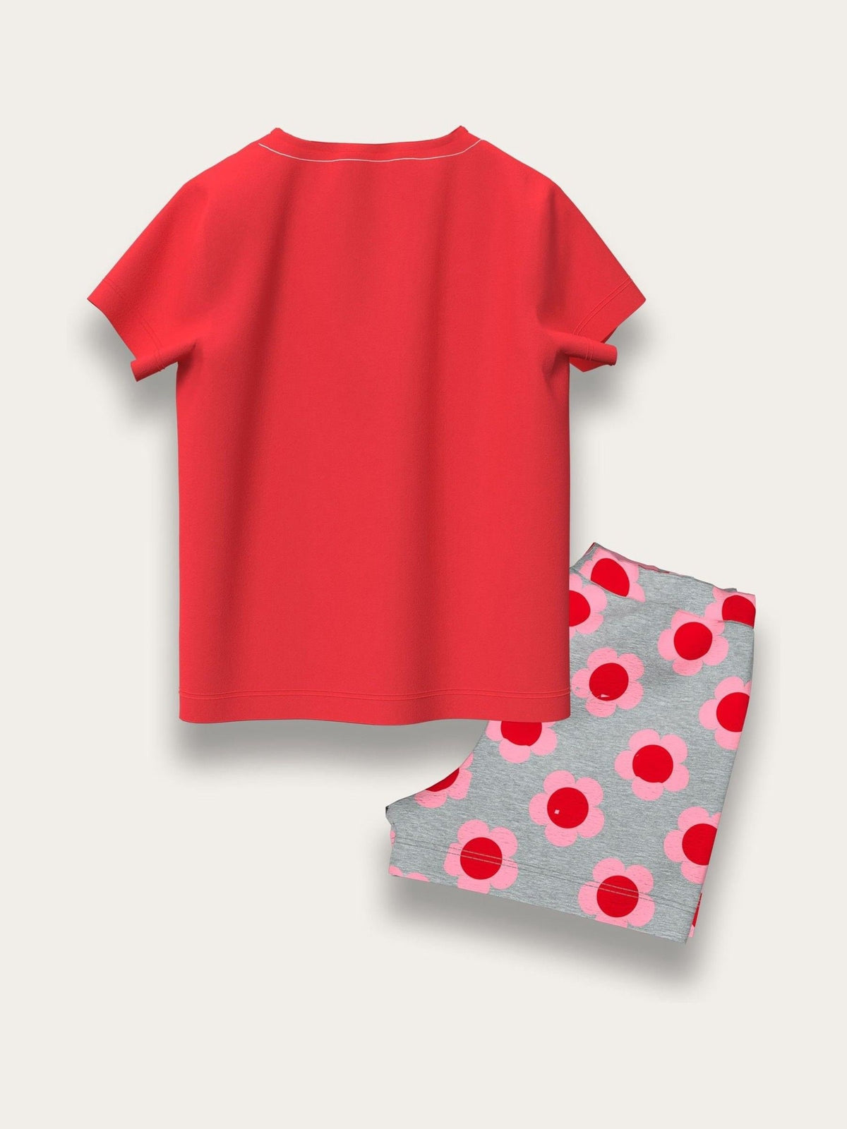 Brand Threads Red Minnie Mouse 100% Cotton Pyjama Set - image 4