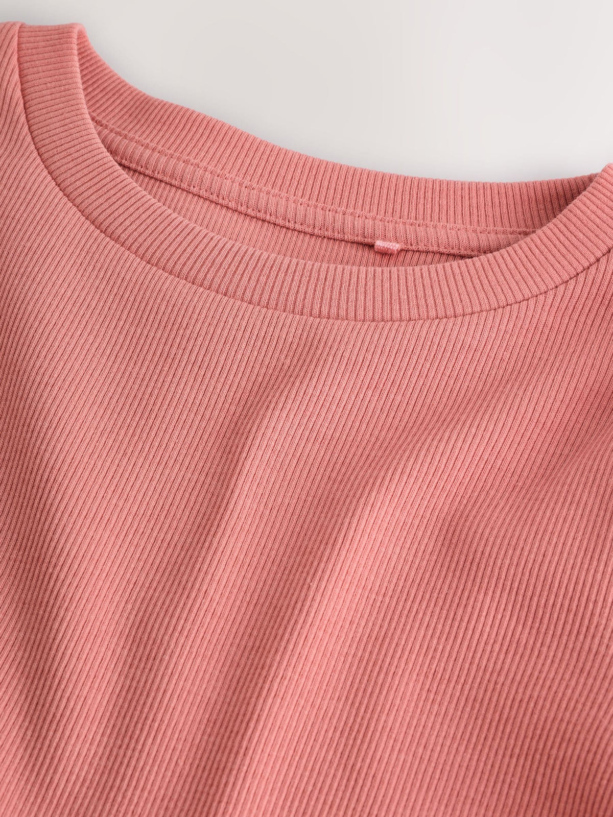 Dsiney Kidz - Black/Pink/White Long Sleeve Ribbed Tops 3 Pack (3-16yrs) image 8