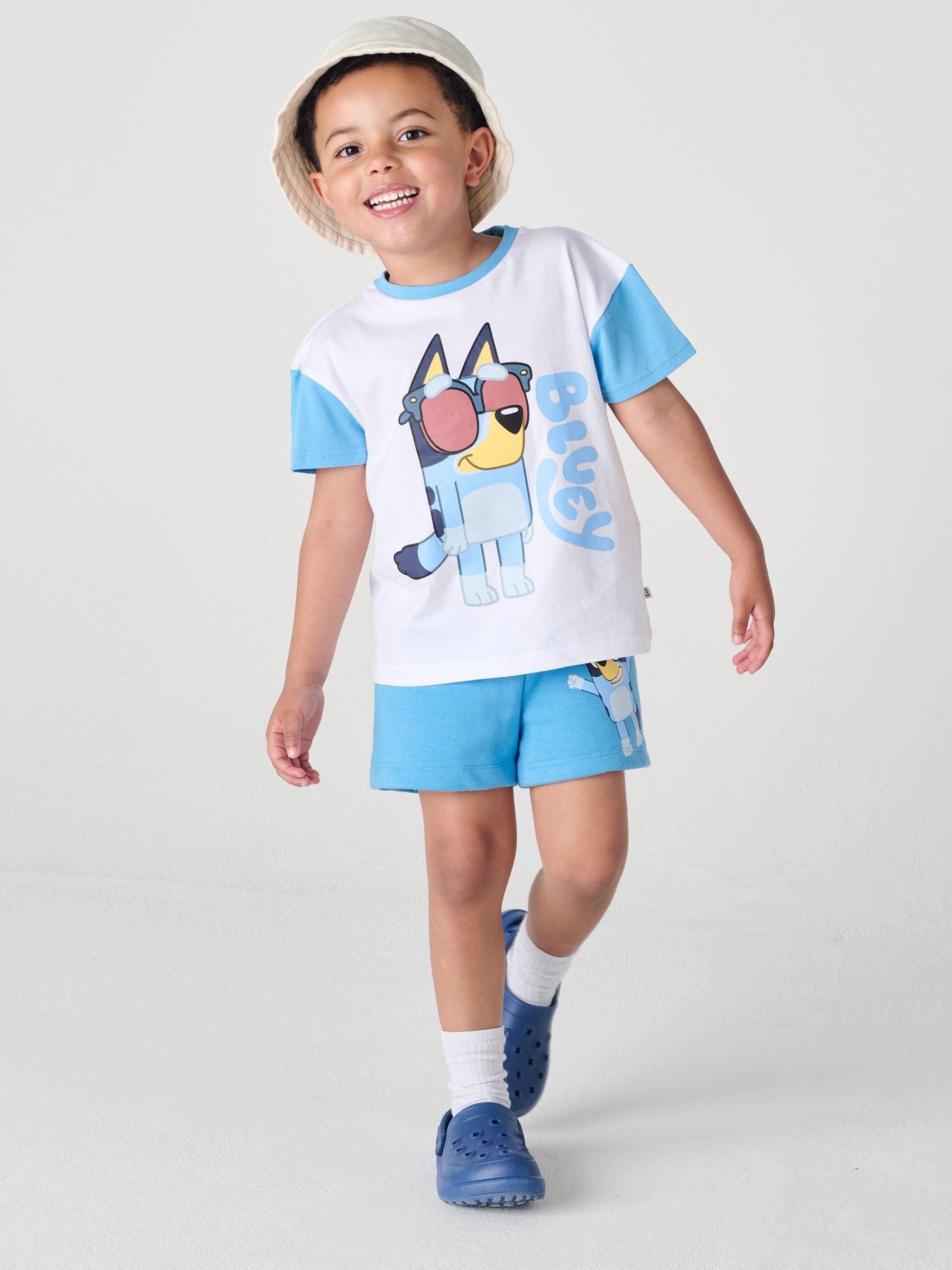 Brand Threads Bluey 100% Cotton Short Top and Short Set image 1