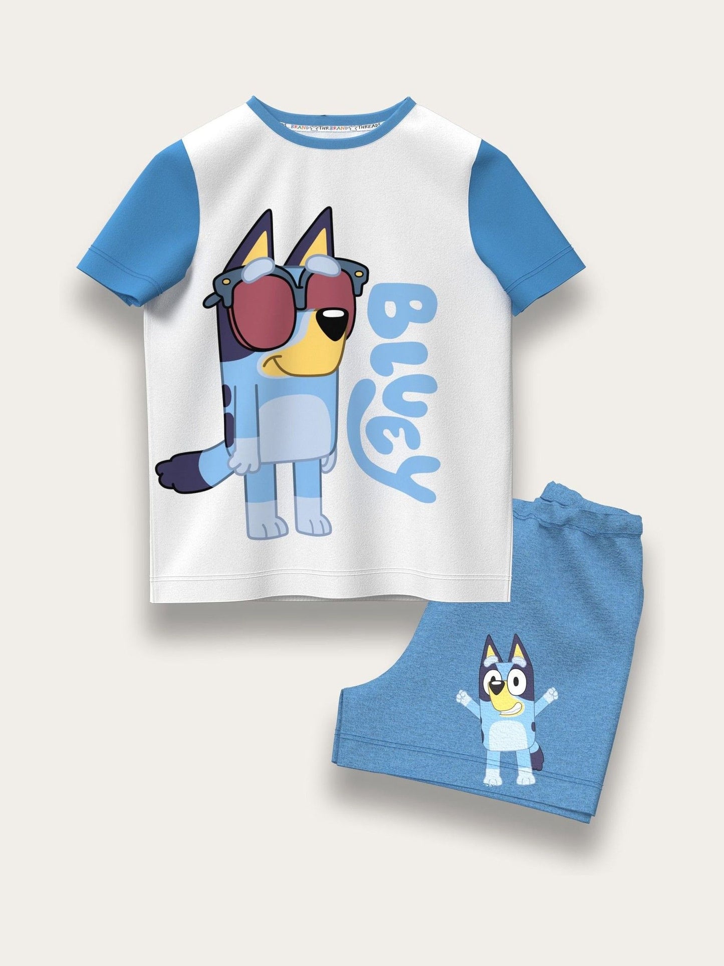 Brand Threads Bluey 100% Cotton Short Top and Short Set image 3