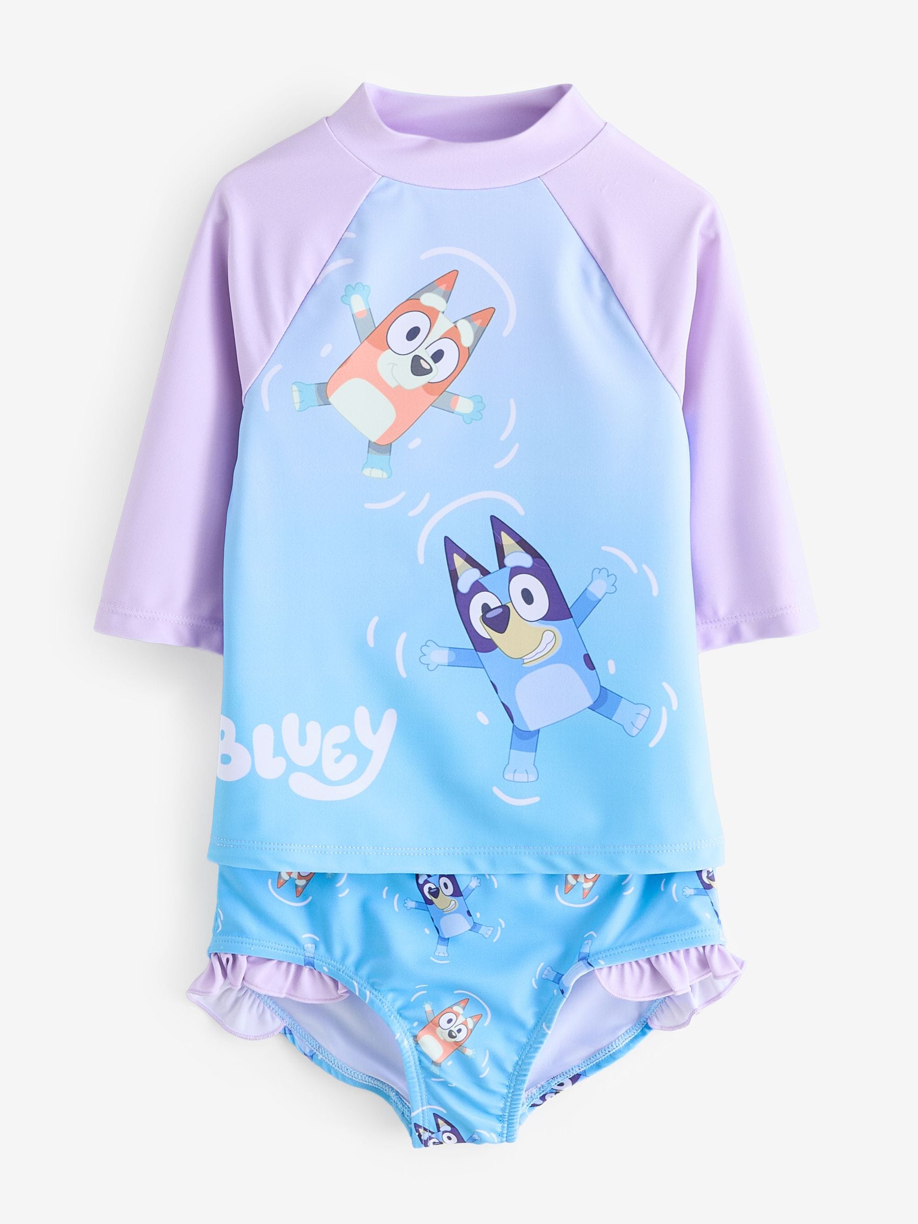 Brand Threads Multi Bluey Girls Swim Set image 3