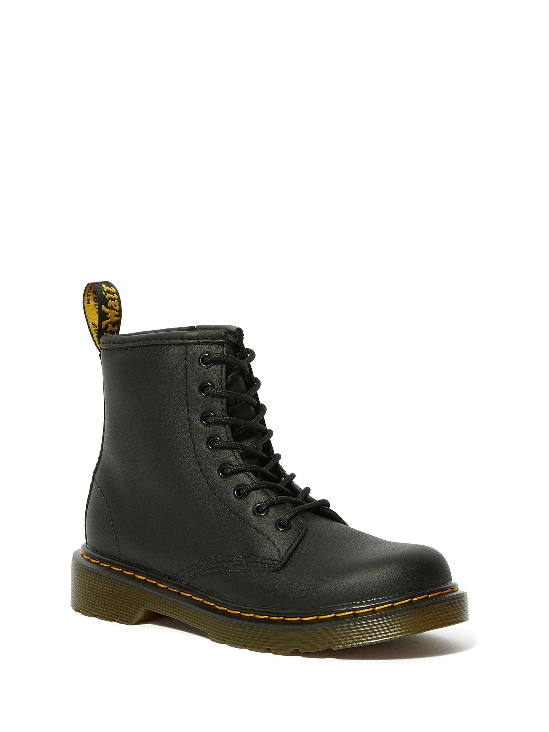 Dr. Martens Black Junior 1460 Softy T Lace-Up Leather Boots image 1