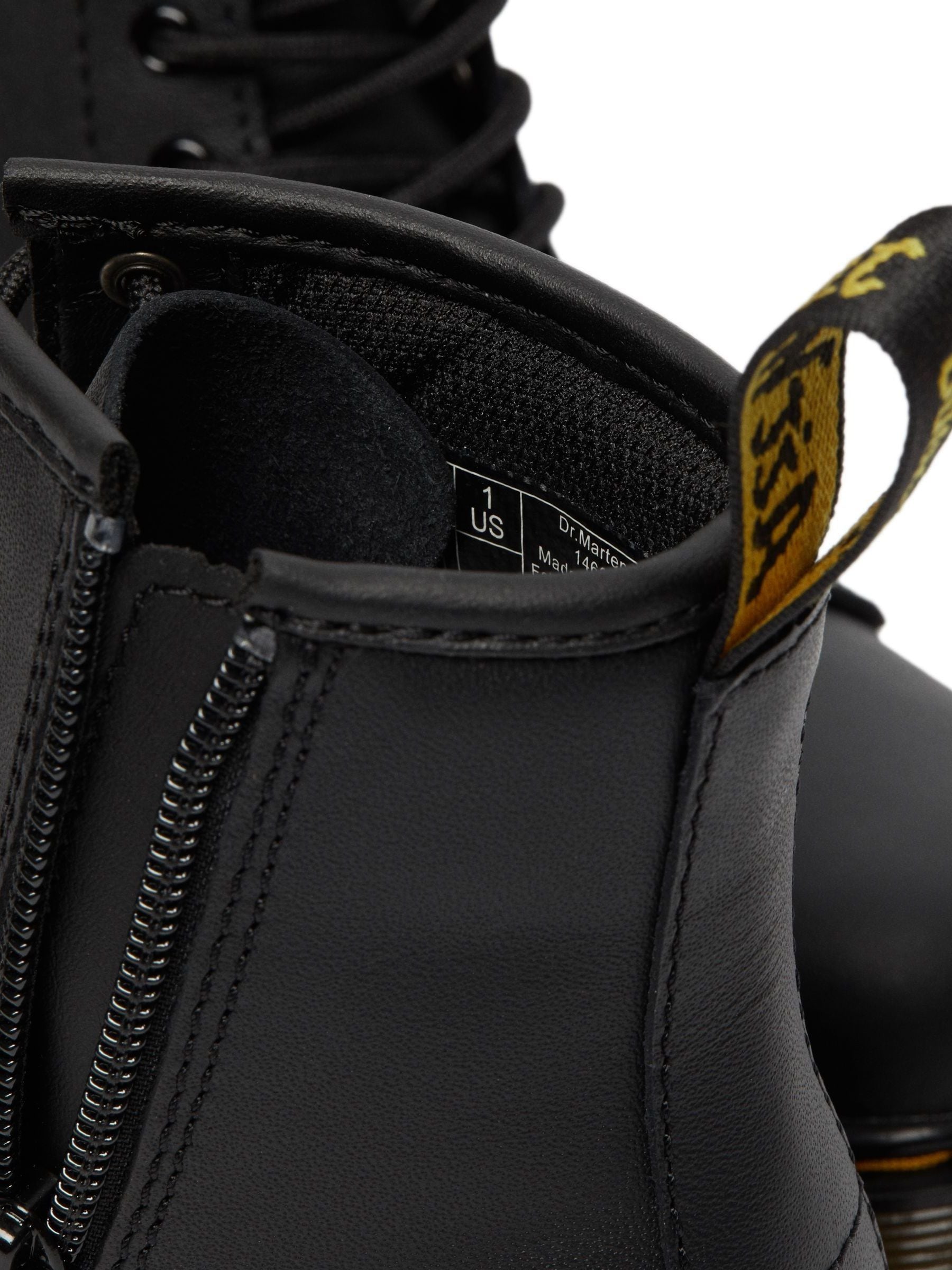 Dr. Martens Black Junior 1460 Softy T Lace-Up Leather Boots image 4