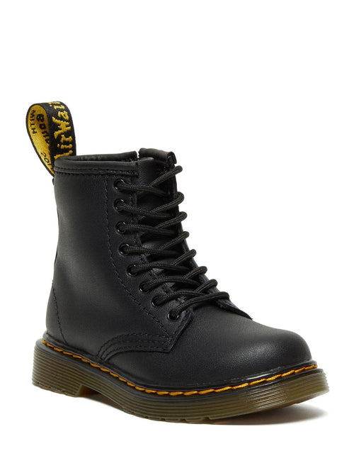 Dr. Martens Black 1460 Toddler Softy T Lace-Up Leather Boots image 1