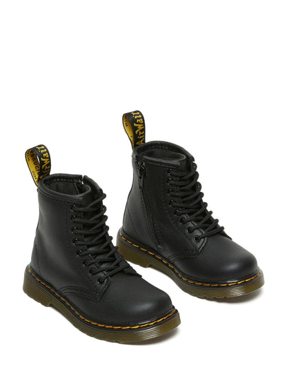 Dr. Martens Black 1460 Toddler Softy T Lace-Up Leather Boots image 3