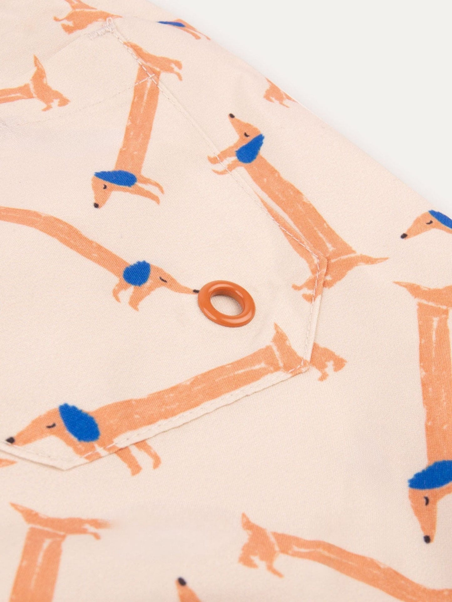 KIDLY By MORI Brown Swim Shorts image 5