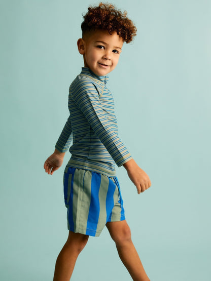 KIDLY By MORI Blue Swim Shorts image 3