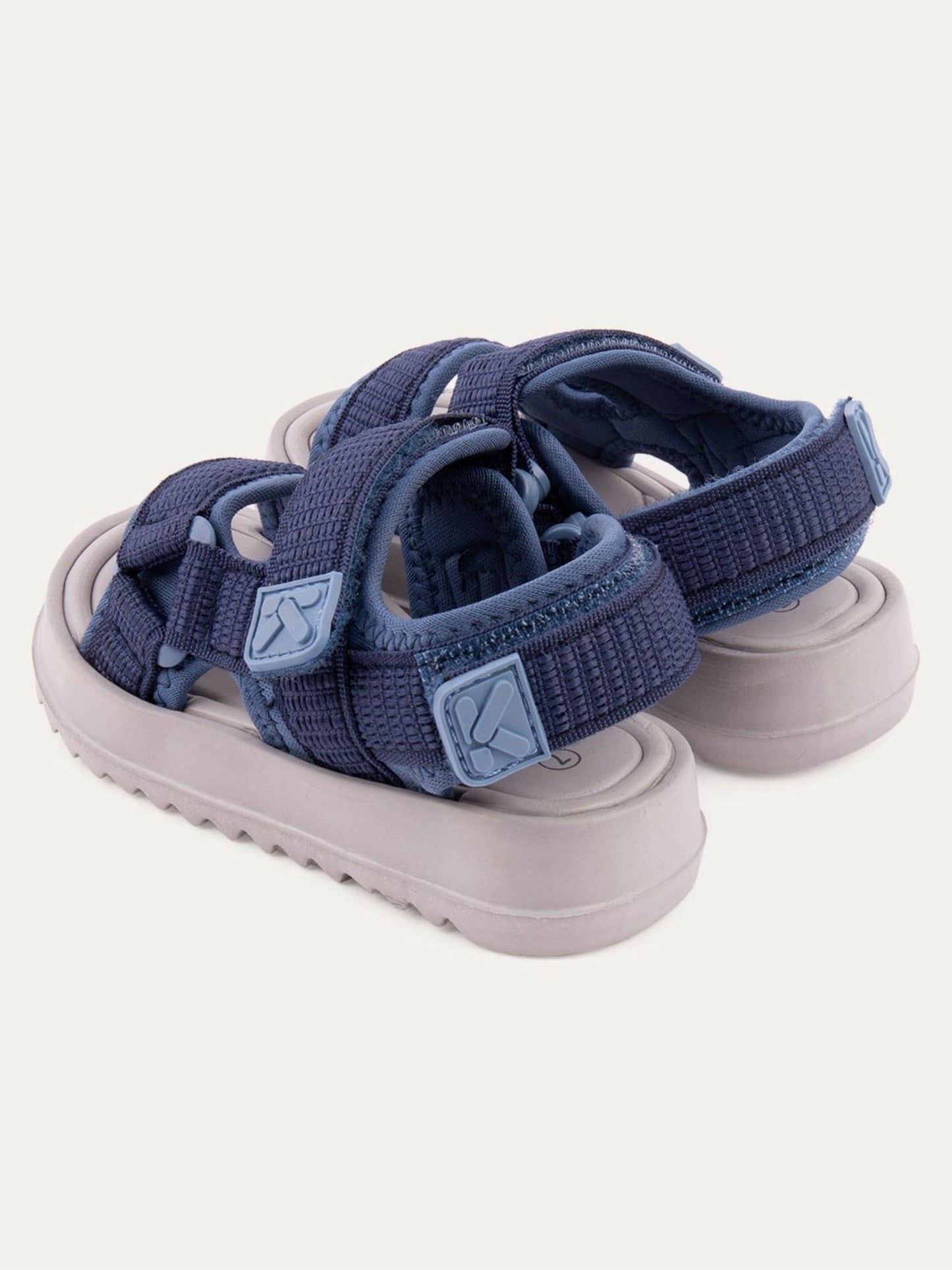 KIDLY By MORI Blue Rip Tape Sandals image 3
