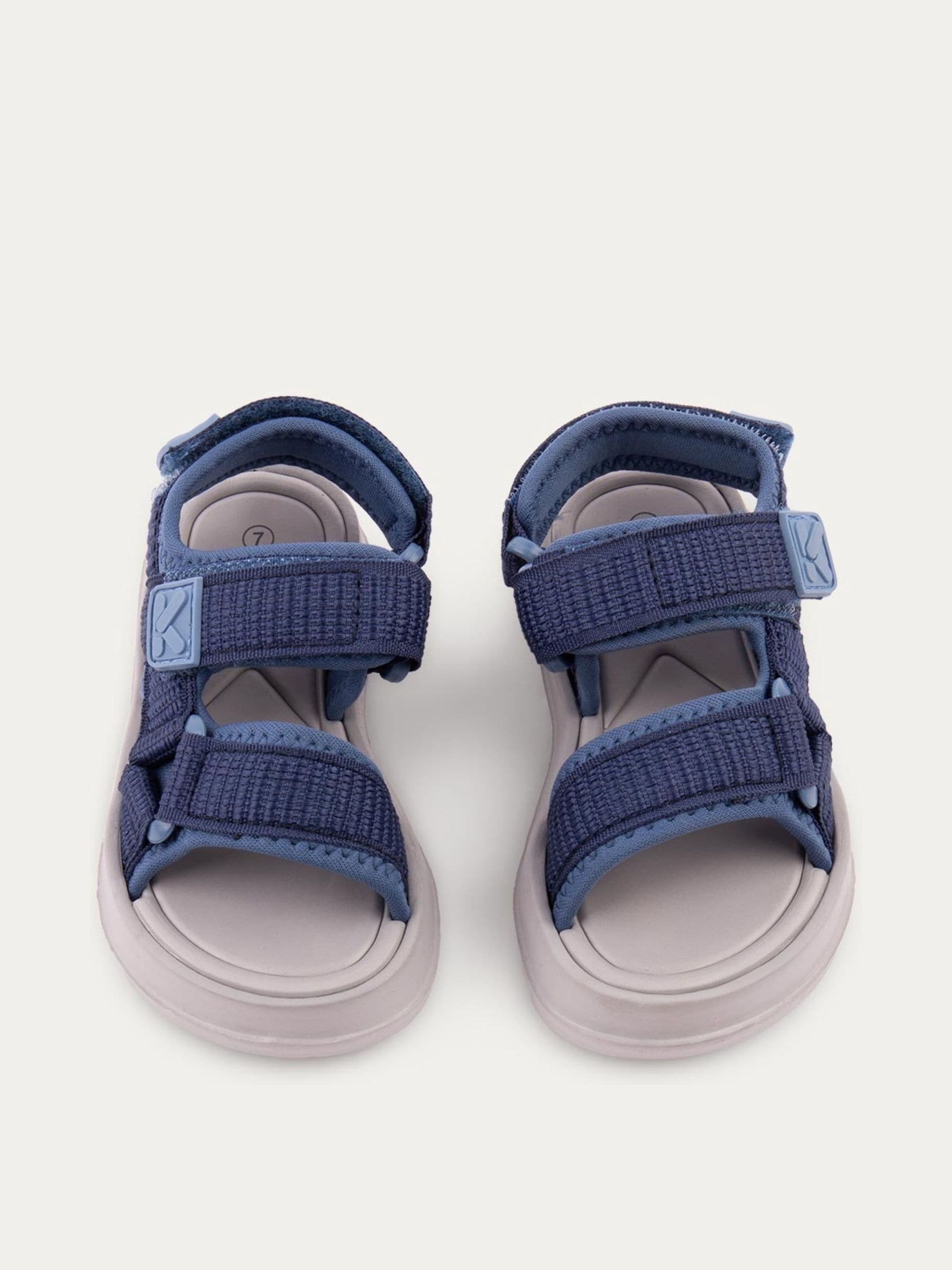 KIDLY By MORI Blue Rip Tape Sandals image 4