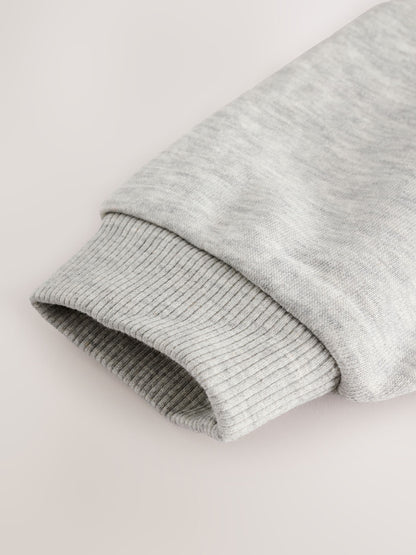 Dsiney Kidz - Grey Marl Back Print Crew Neck Joggers Set (3mths-7yrs) image 10
