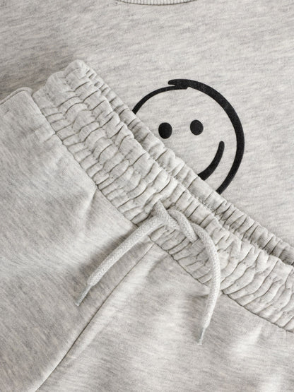 Dsiney Kidz - Grey Marl Back Print Crew Neck Joggers Set (3mths-7yrs) image 7