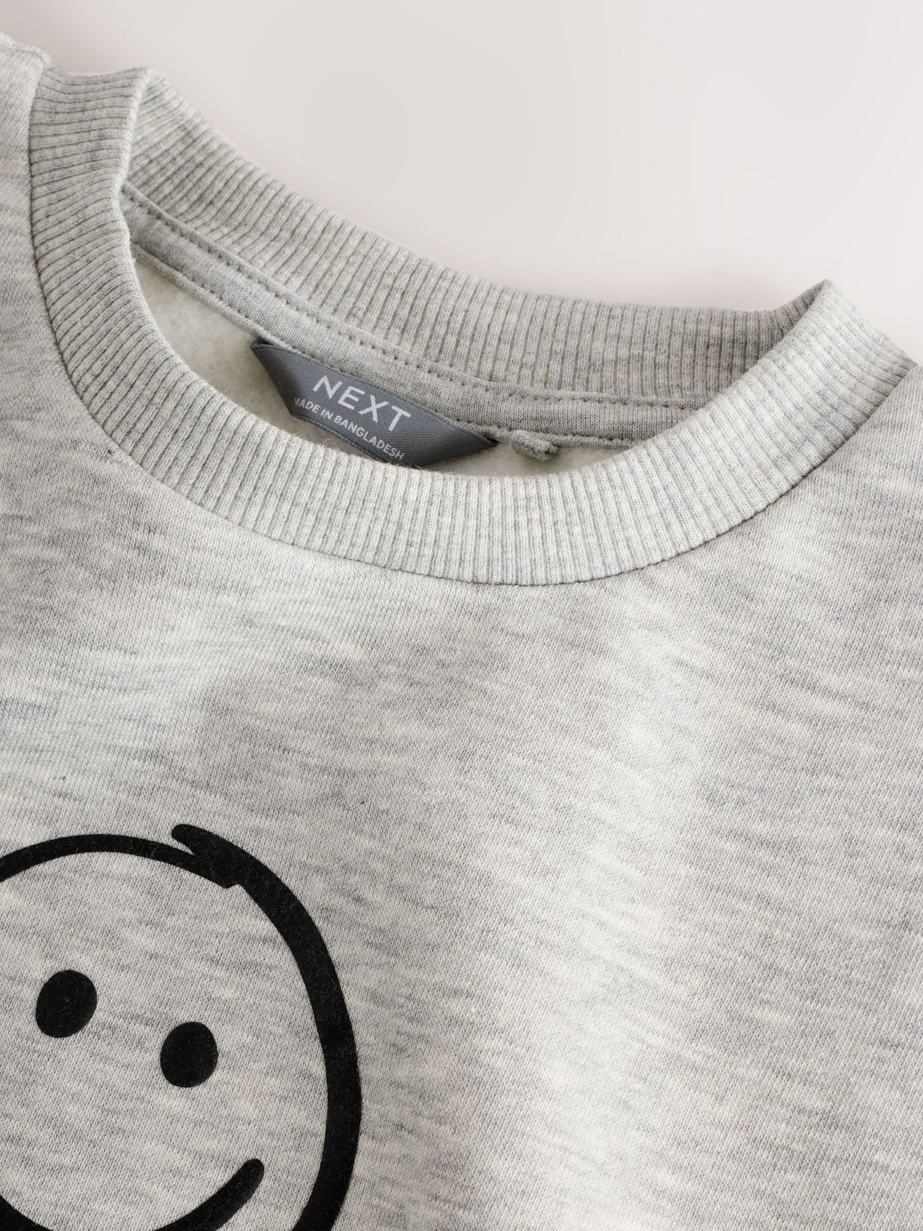 Dsiney Kidz - Grey Marl Back Print Crew Neck Joggers Set (3mths-7yrs) image 8