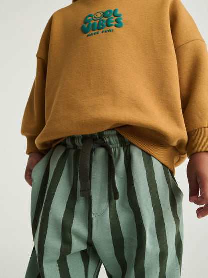 Rust Brown Printed Hoodie and Joggers Set (3mths-7yrs)